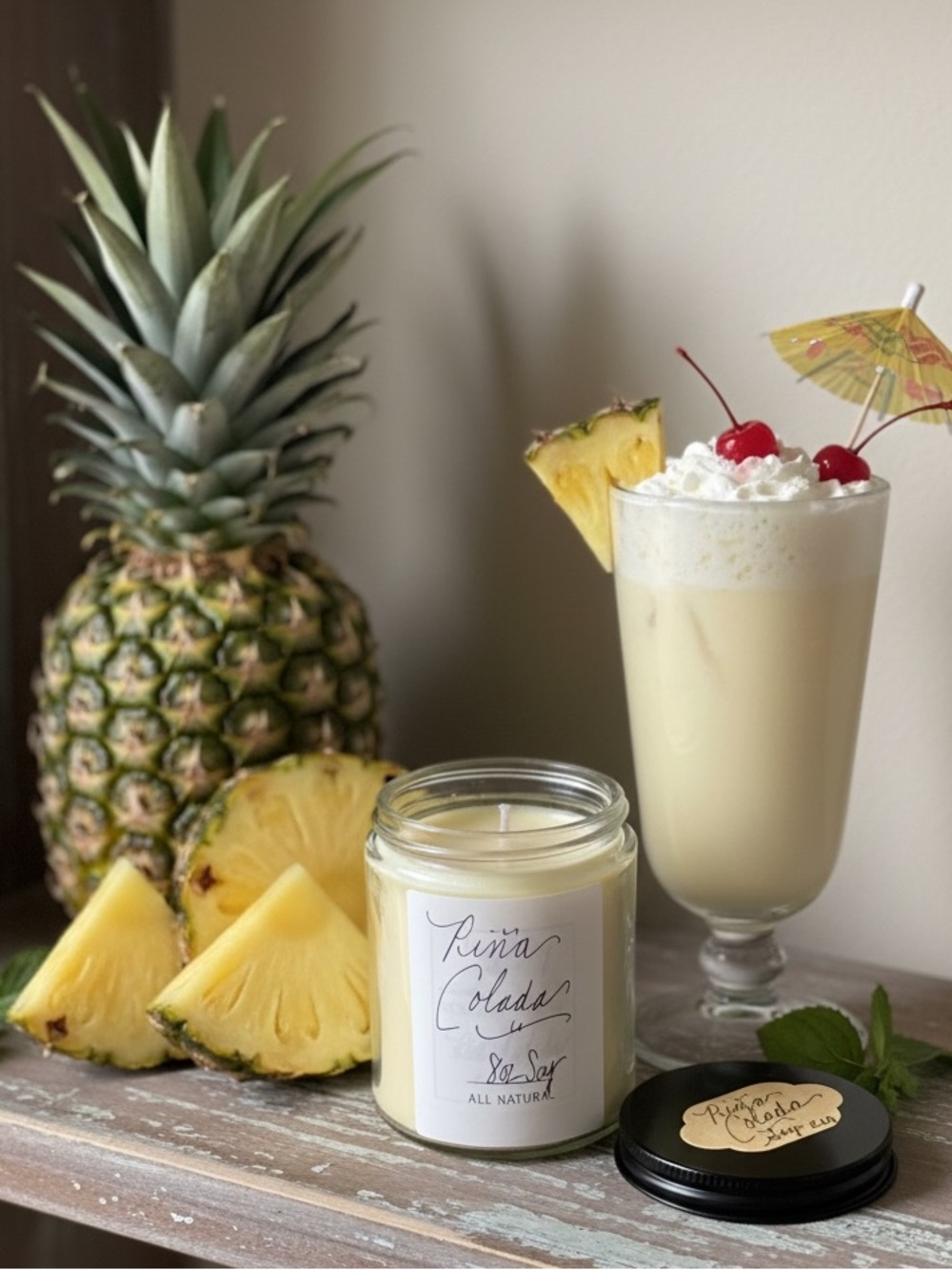 Handmade HandPoured Piña Colada Scented Candle - Pineapple 🍍 Coconut Soy 8oz
NWT